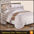 Plain white 100% cotton fitted bed sheet/Wholesale hotel city chic bedding